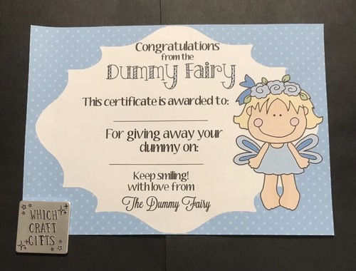 Dummy fairy certificate blue - fairy,