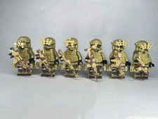 LEGO Custom 6x Commando / SAS Army Desert Soldiers - BRAND NEW Spec Ops 12 guns