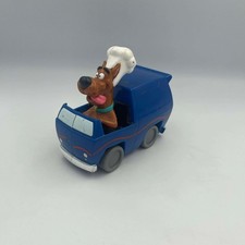Rare Scooby Doo - Scooby In The Pizza Van - Pop Rocket Toy Motorized Van