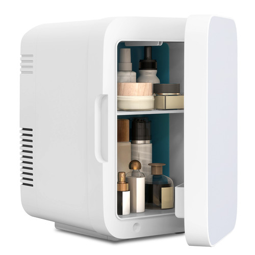 Portable mini fridge led - 4l,