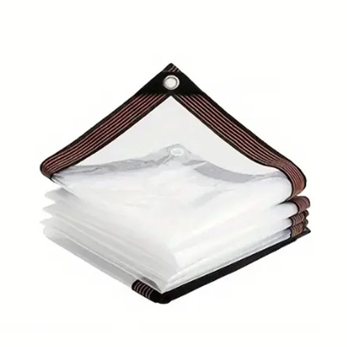 Transparent clear tarpaulin - transparent,