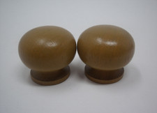 Small Wood Door Knobs 36mm dia approx from IKEA Billy Glass doors I think