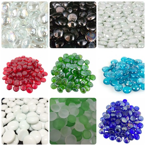 Glass pebbles 20mm aquarium - 17-20mm,