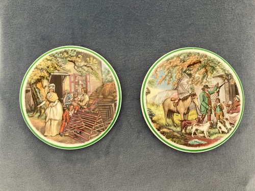Liverpool road pottery pair - liverpool,