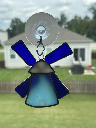 Holland style windmill - style, stained