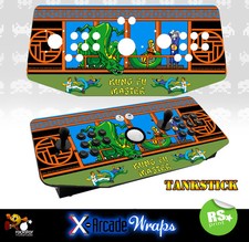 Kung Fu Master X Arcade Artwork Tankstick Overlay Graphic Sticker