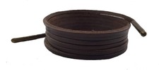 Dark Brown leather shoelaces