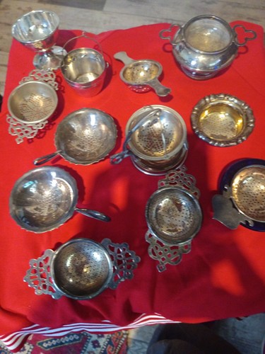 Vintage tea strainers - vintage,
