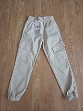 Zara boys Beige Joggers/ Trousers size 11-12Yrs 152cm