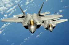 MA6 Military Aircraft USAF F22 Raptor Fighter Jet Plane Poster Print A2 A3