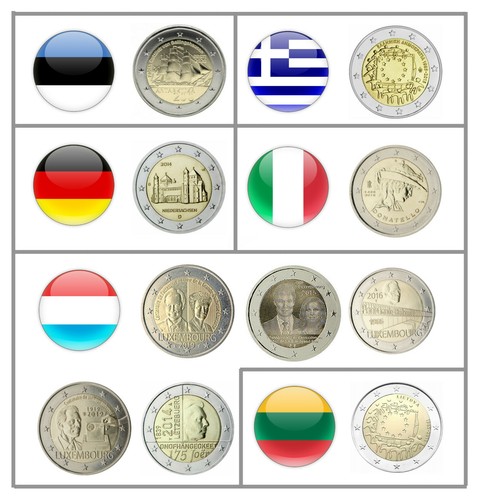 Euro commemorative coins - 2,