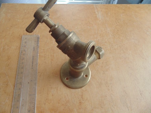 Vintage unused brass inch - unused,