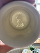 Rare Queen Alexandra 1902 Lithophane Mug