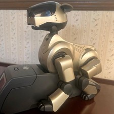 Junk SONY AIBO ERS-210 Dog Robot Gold w/Accessories JAPAN