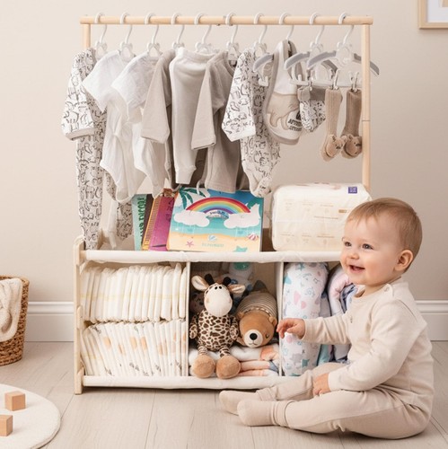 Wooden baby shower - 3-in-1,