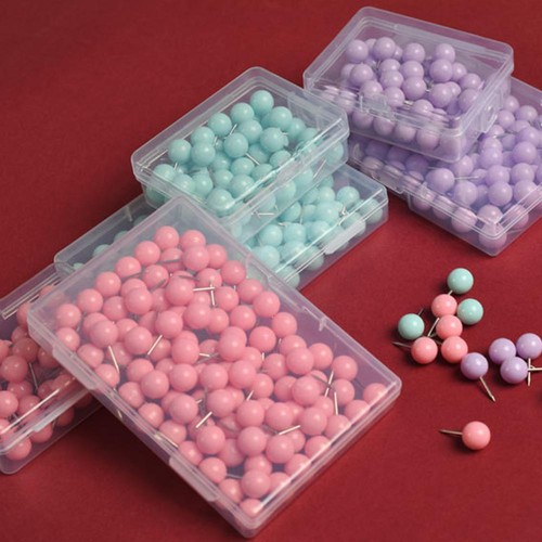 Push pins map - push, with