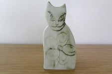 Stunning Carn Pottery CAT Sculpture Penzance Cornwall - (ref988)