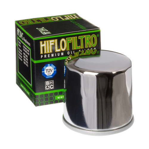 Hiflofiltro chrome oil filter - oil,