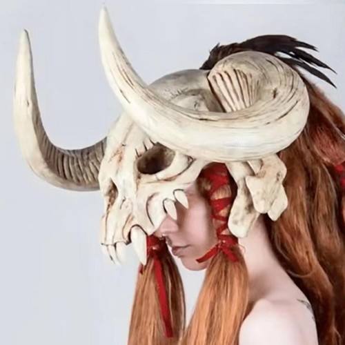 Halloween cosplay skull mask - skull,