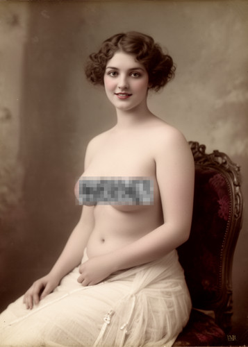 Vintage risque reproduction - 10,