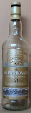 GlenDronach Parliament 21 Year Old Highland Single Malt Empty Whisky Bottle