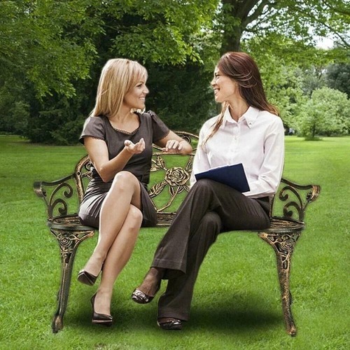 Seater cast metal garden - cast,
