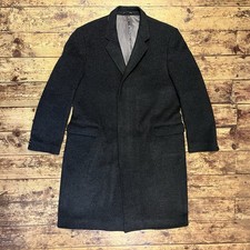 Vintage Pure Wool Crombie Coat by Kindler Size Large Men’s Aberdeen Crombie Grey
