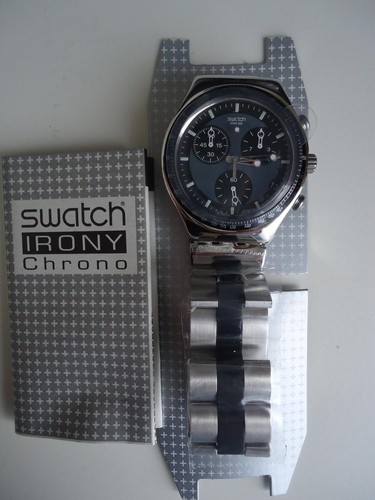 Swatch irony chrono steel - swatch,