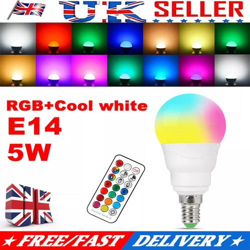 E14 b22 rgb bulb - 1~2x, 5w