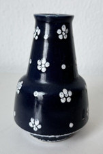 Gmundner Keramik Dirndl blau Blumenvase 13 cm GK2268 (2504DE3) 09/25