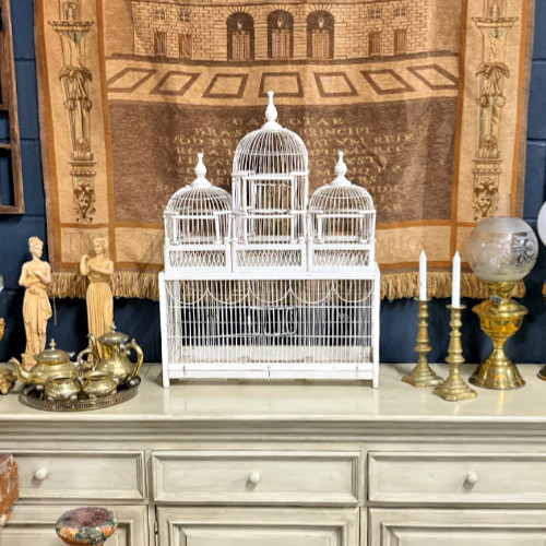 Antique victorian bird - victorian, cage