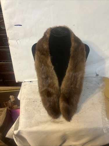 Vintage mink stole fully lined - mink,