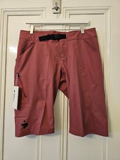SWEET PROTECTION Hunter Slashed Cycling Shorts. Woman's Size Large. Dark Rose