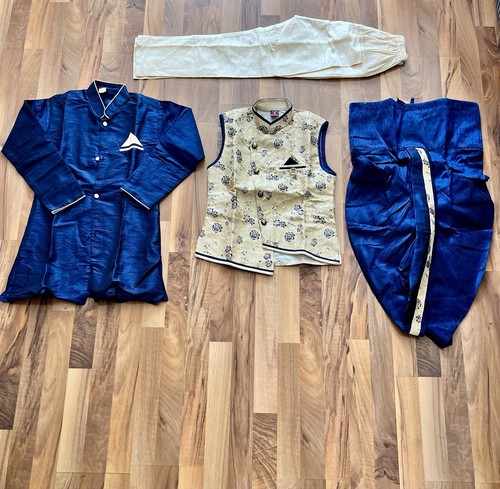 Hand sewn boys - sewn, kurta/sherwani