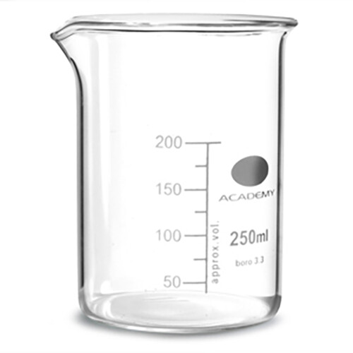 250ml glass beaker lab - 250ml,