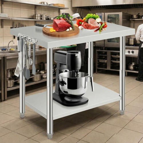 Stainless steel table with - stainless,