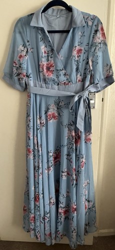 Blue floral long special