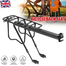 Rear Bicycle Pannier Carrier Bag Luggage Rack Cycle Mountain Bike Alloy Max 65kg