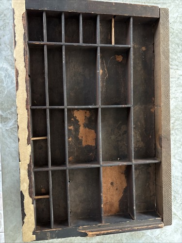 Vintage letter press - letter,