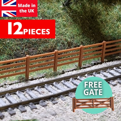 Gauge railkit wood fencing - oo,