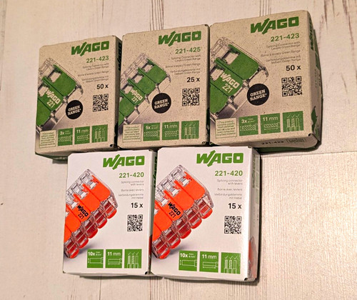 Wago 221 lever connectors job - wago,