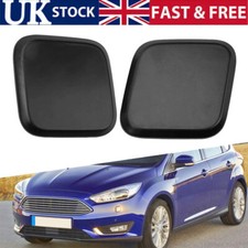 Pair Headlight Washer Nozzle Jet Lid Cap Cover Left+Right For Ford Focus 2015-18