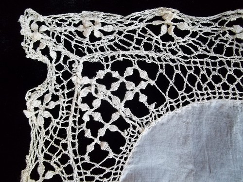 Antique maltese lace doily - maltese,