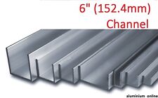 ALUMINIUM CHANNEL U  PROFILE 6" (152.4mm),3 variations, Lengths 100mm - 2500mm