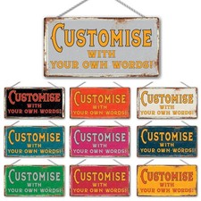 Personalised Metal Sign