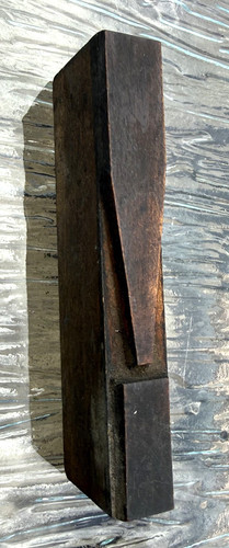 Printers block letterpress - block,
