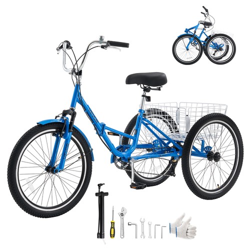 Vevor folding adult tricycle - vevor,