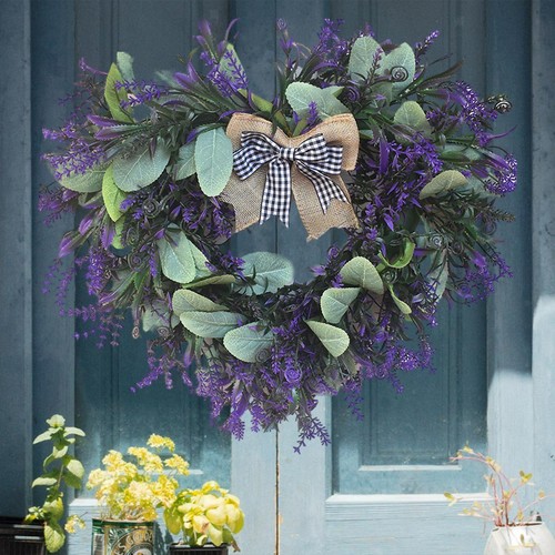 Artificial wreath flowers - wreath,