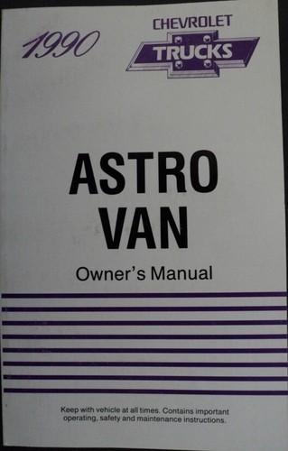 1990 chevrolet astro van - 1990,