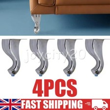 4PCS Chrome LADY LEGs Silver